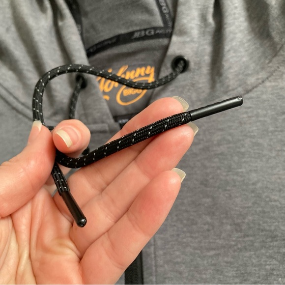 NWT Johnny Bigg active hoodie sweatshirt full zip gray moisture wicking 7XL - Picture 3 of 12